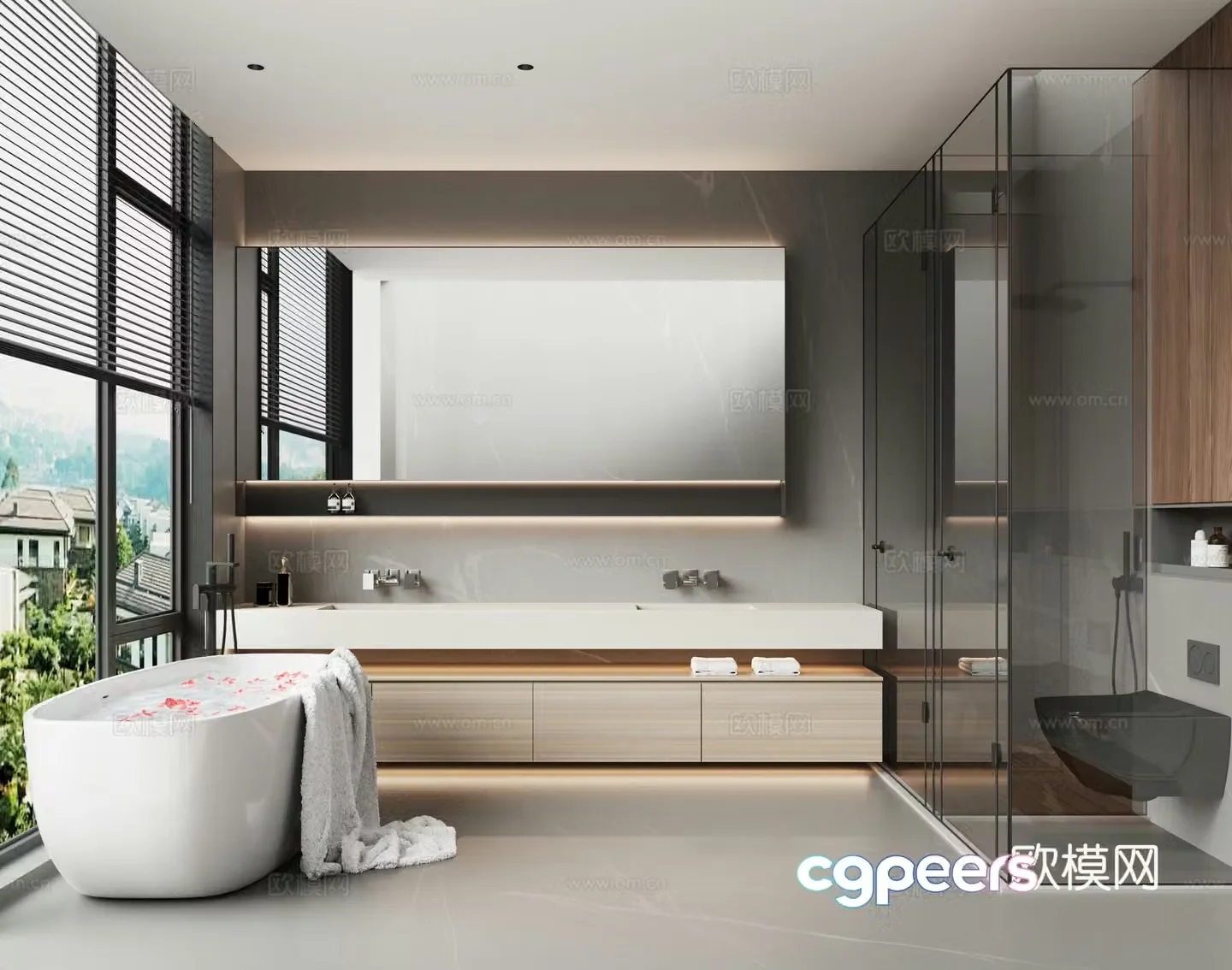 Modern bathroom 3d model