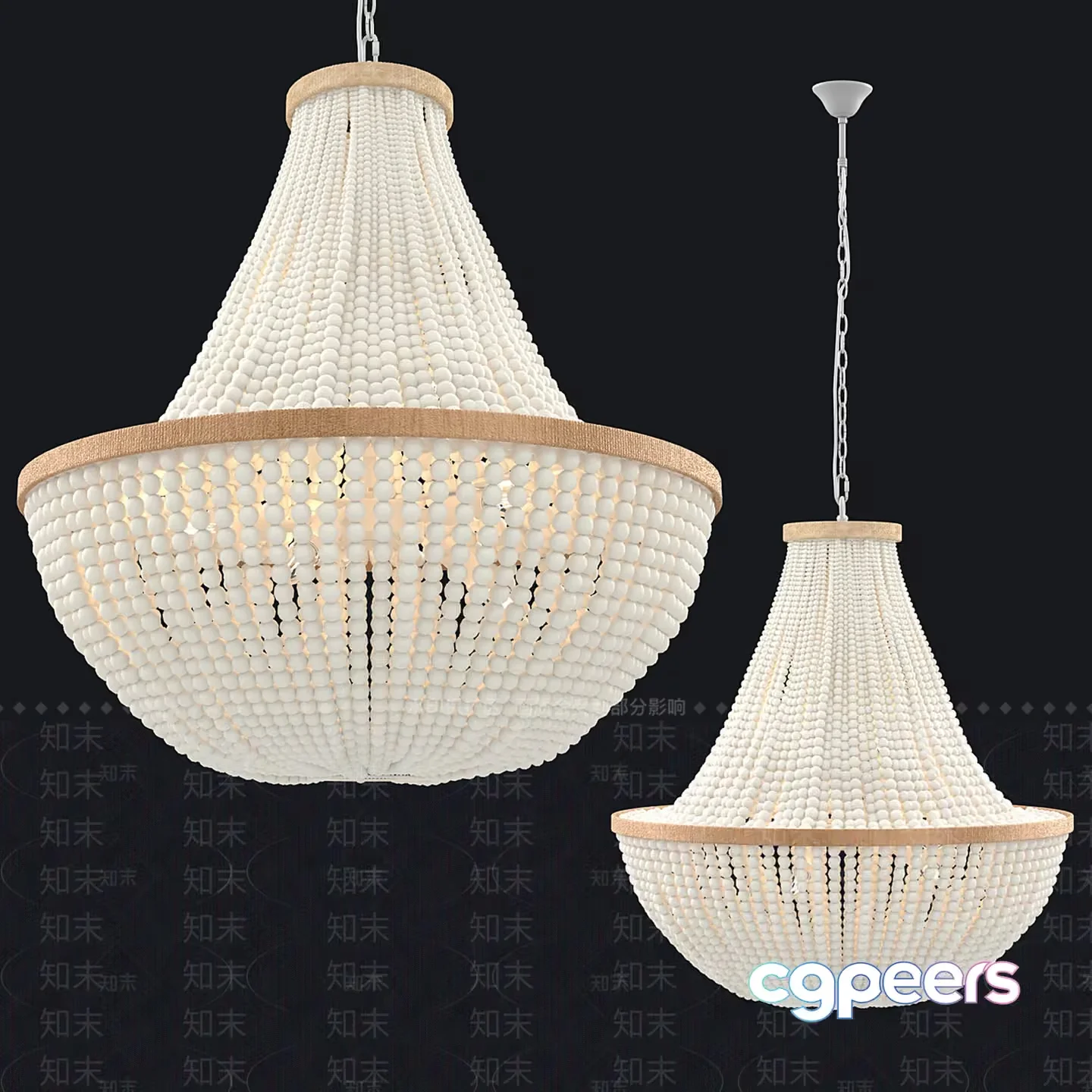 Gold Light Fixture 3D Model – 13712 – VRAY Render