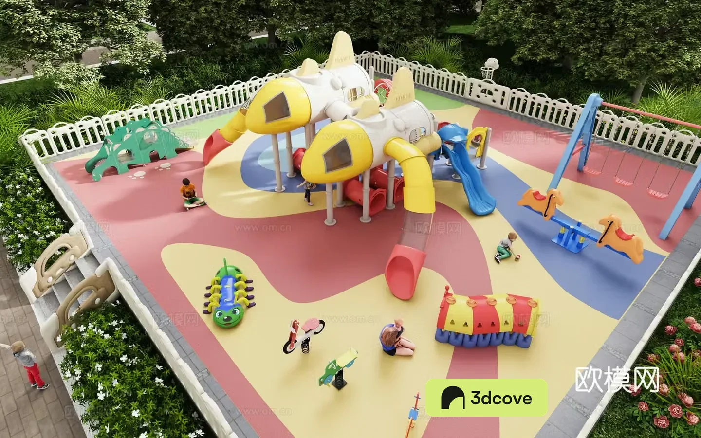 Modern children’s play area
