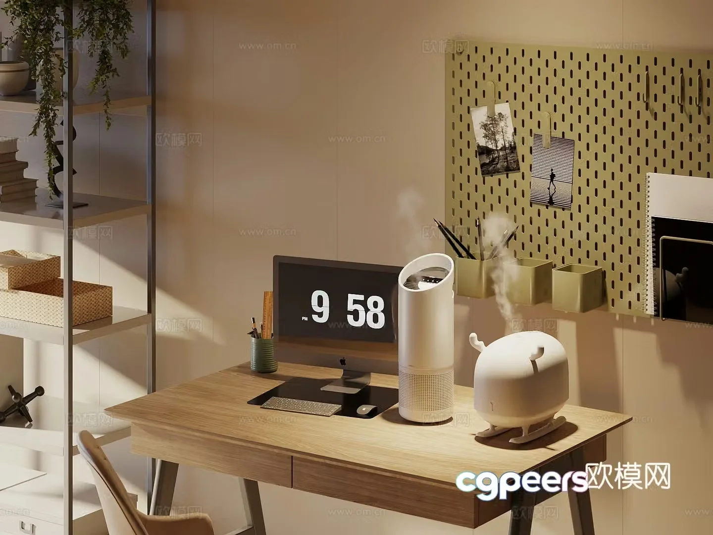 Humidifier Mini Humidifier Air Purifier 3D Model