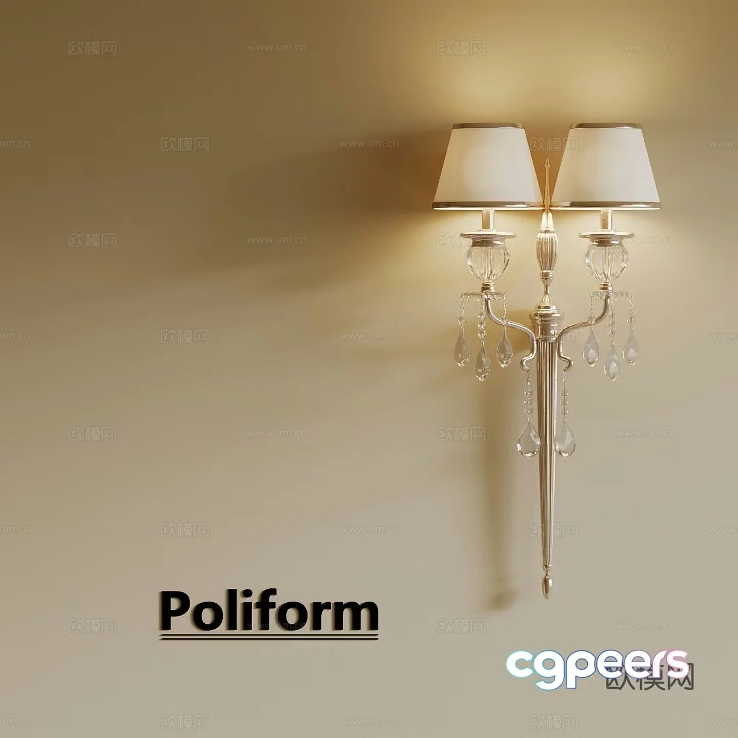Wall lamp French wall lamp 3D model