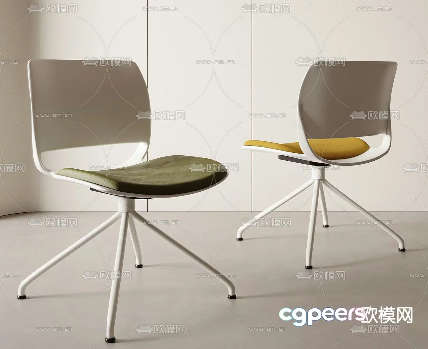 Office chair staff chair 3d model