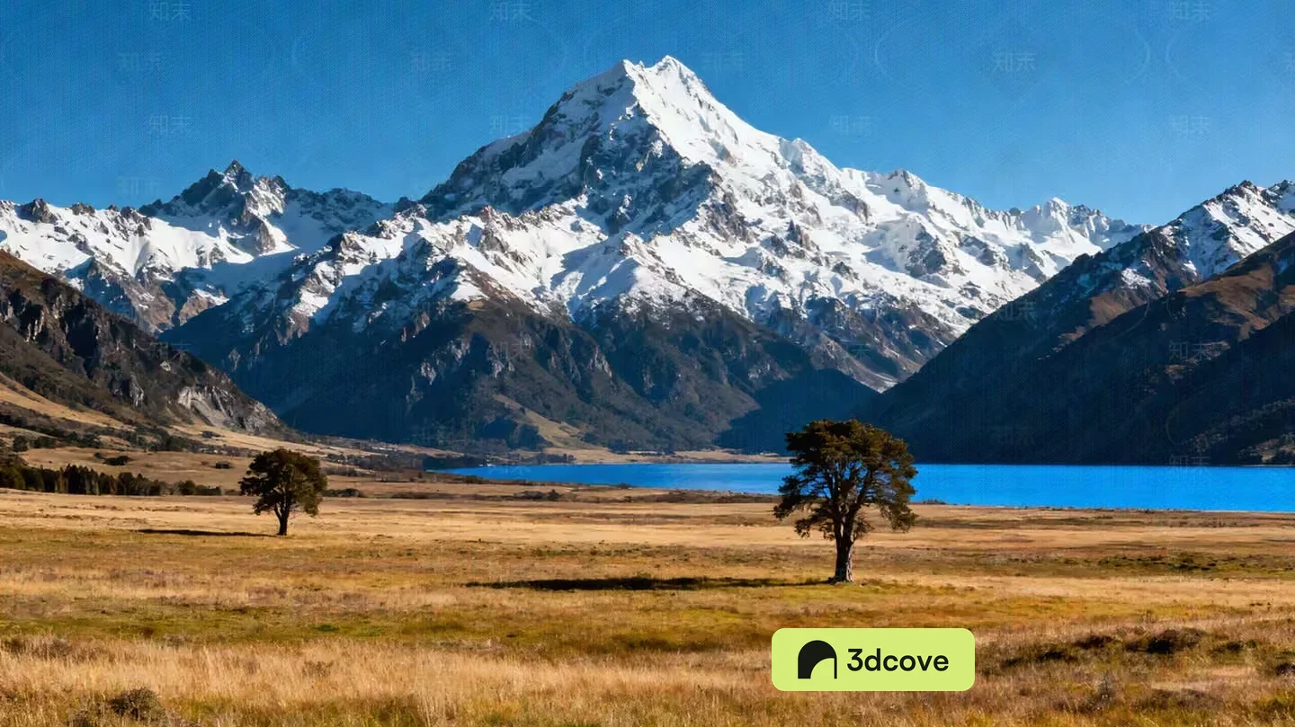Snowy Mountain Range