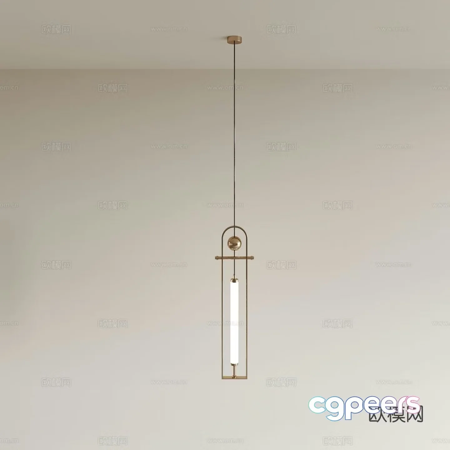 Restaurant chandelier bedroom chandelier bar chandelier 3d model