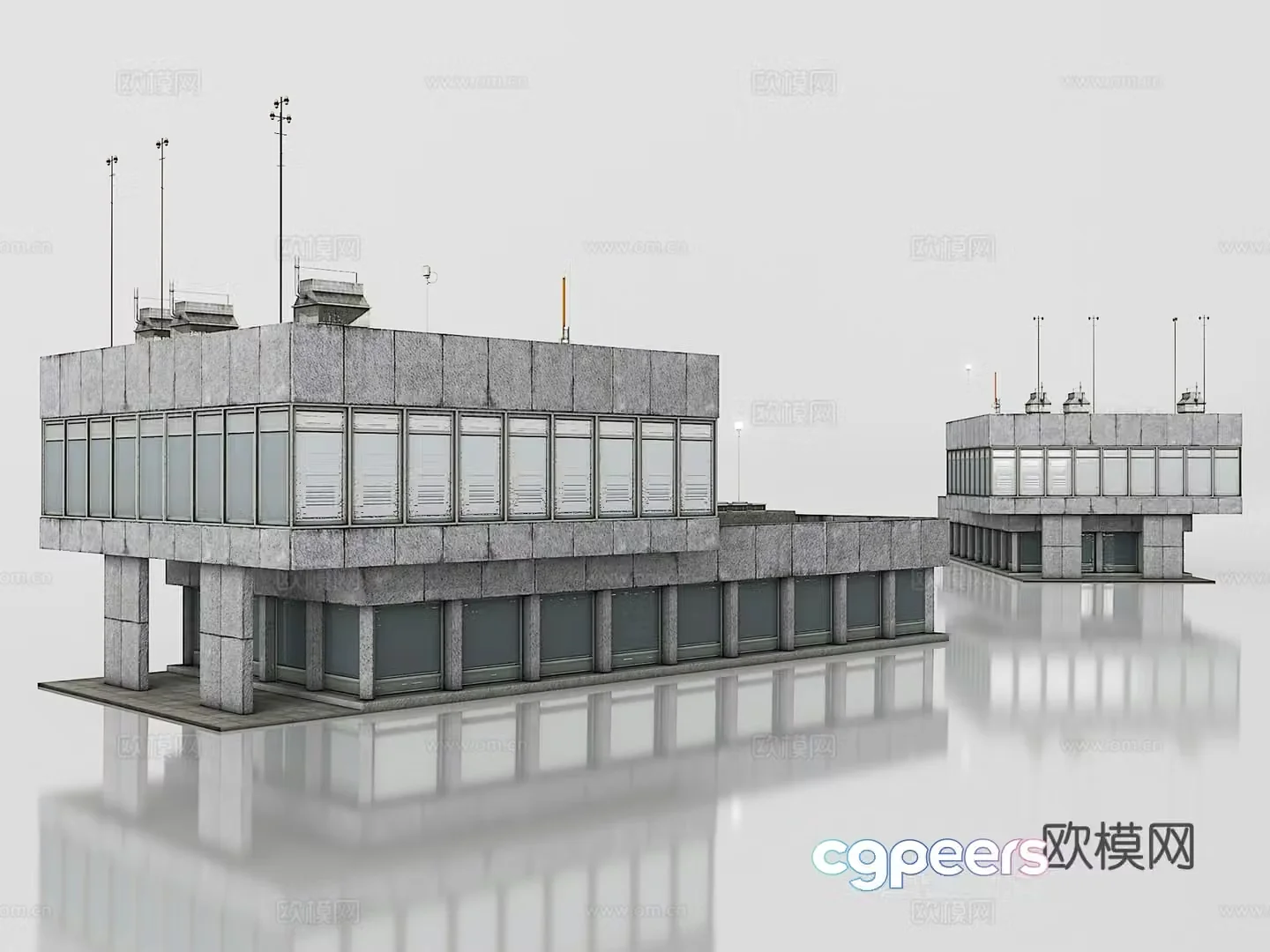 Office building 3d model