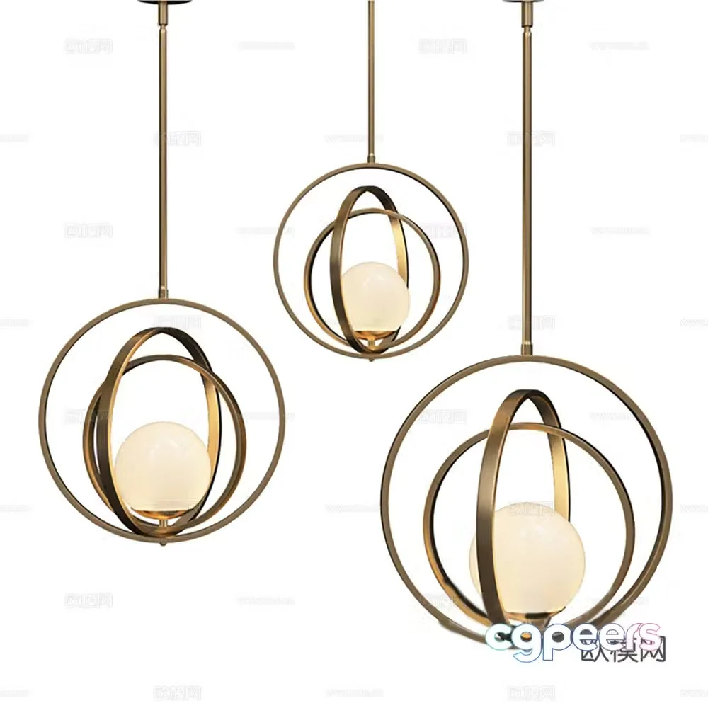 Lamps Chandelier Decorative Lights 3D Model