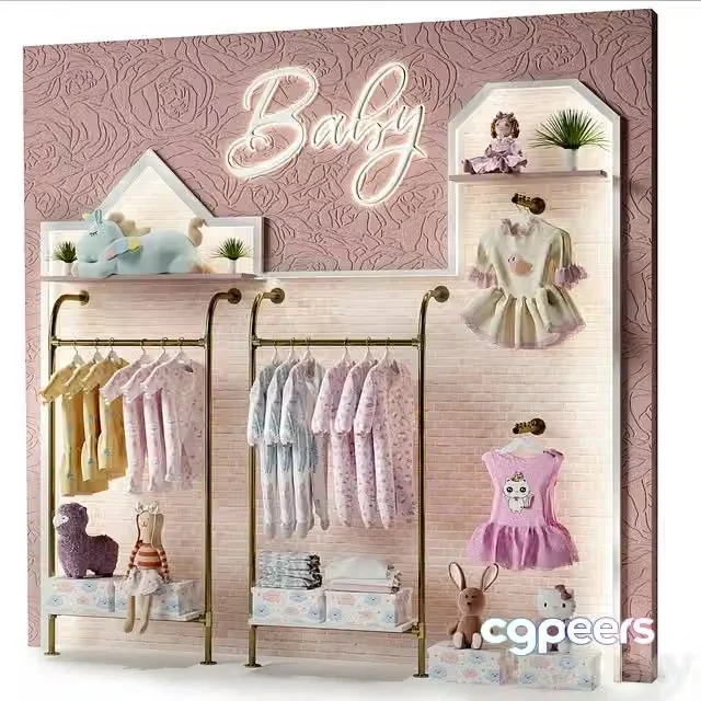 3ds Max Free – Child store hanger 9