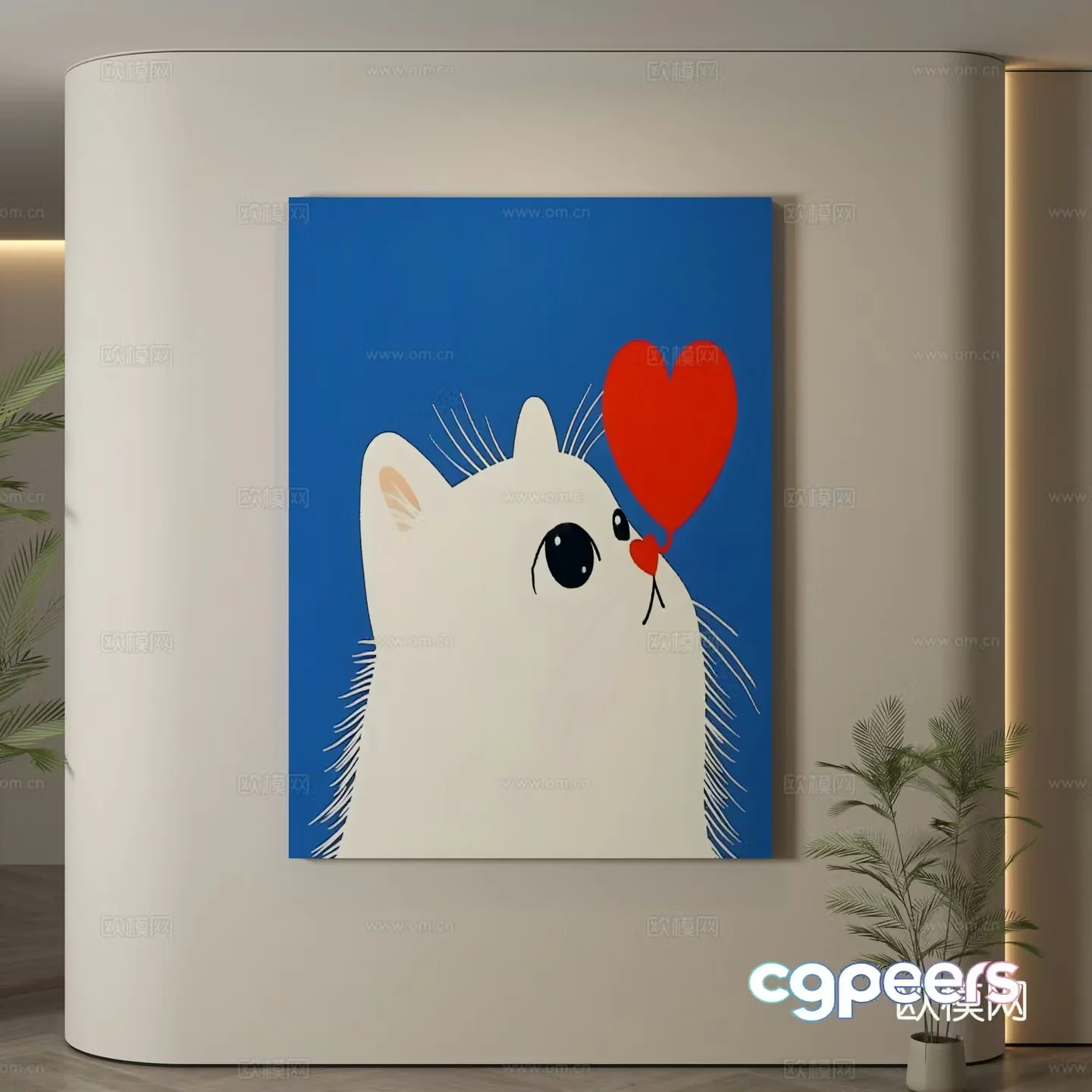 Modern hanging paintings Children’s room hanging paintings Children’s room decoration paintings Children’s room cartoon hanging paintings Cartoon decoration 3d model