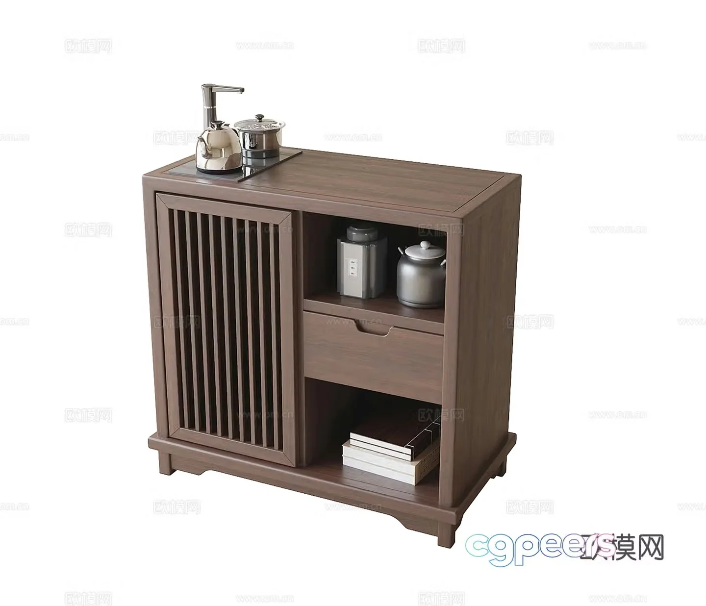 New Chinese style tea cabinet tea cabinet 3d model