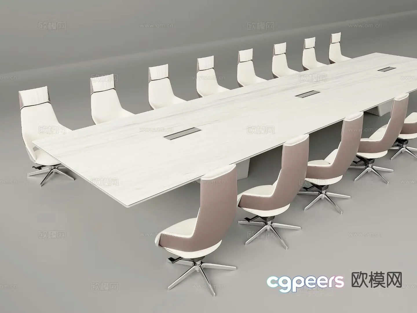 Modern conference table 3d model