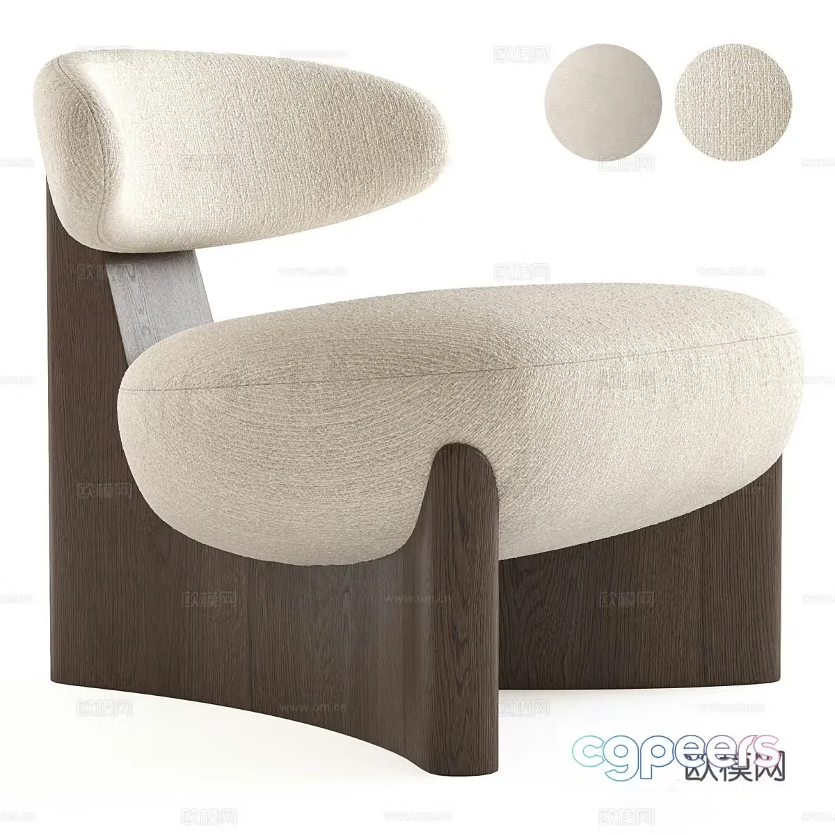 Enne Gobi Armchair 3d Model