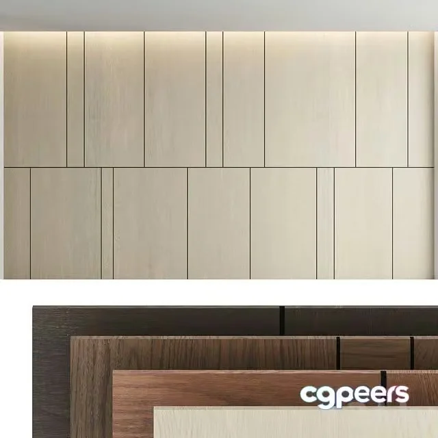 3ds Max Free – Decorative wall panel_set 6