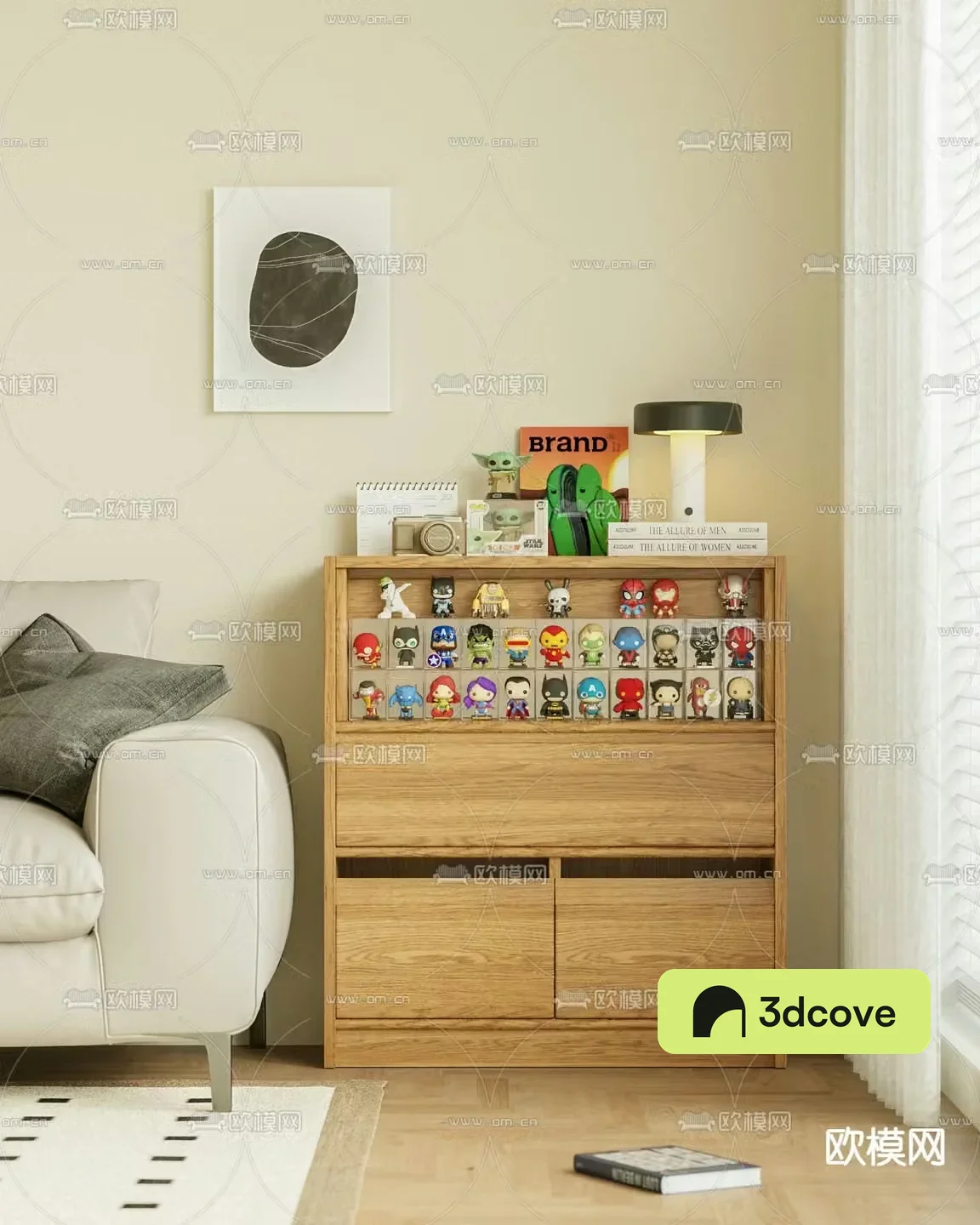 Decorative Cabinet Cartoon Figure Cabinet