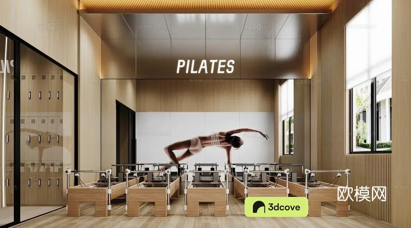 Modern Pilates classroom