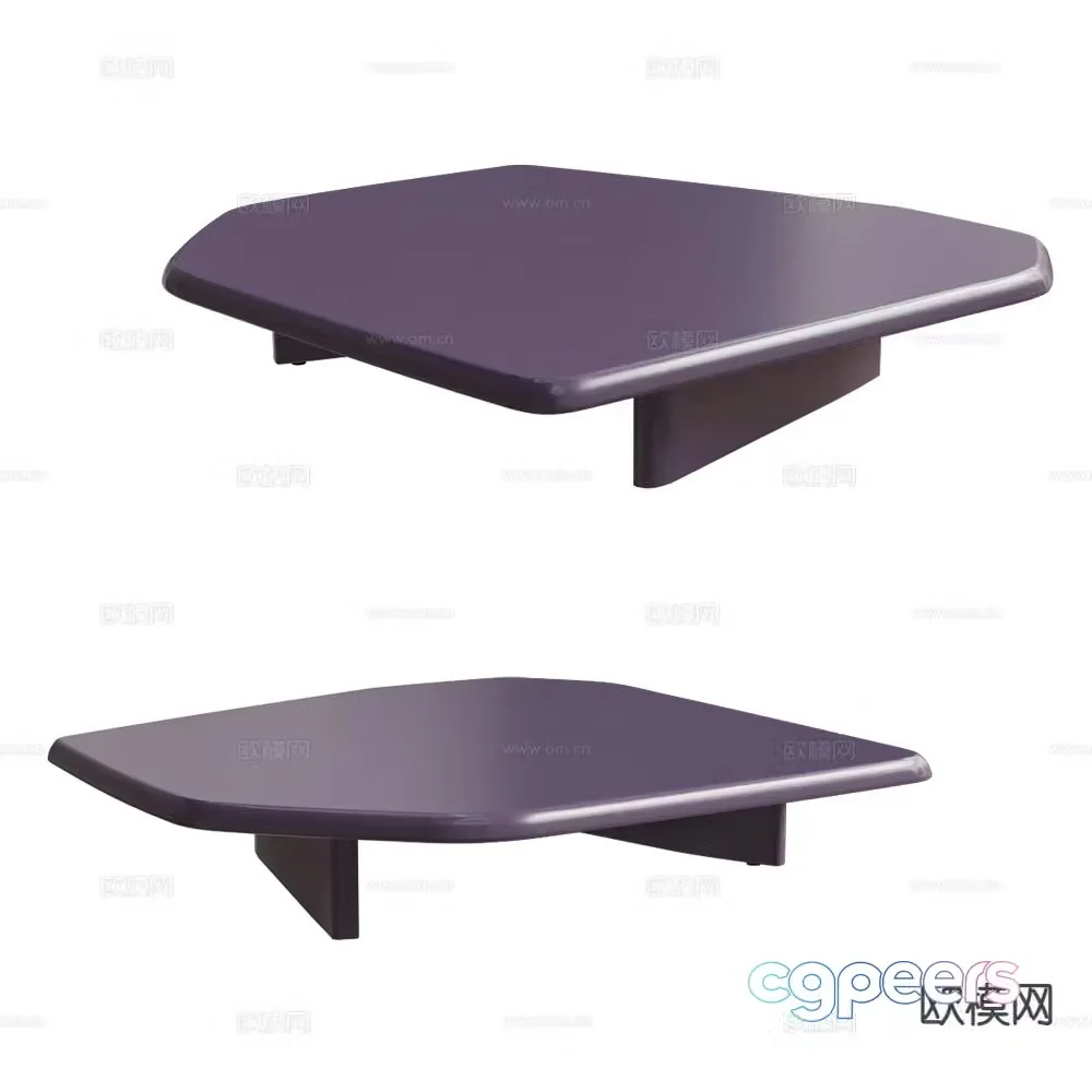 BAXTER Italian coffee table 3d model