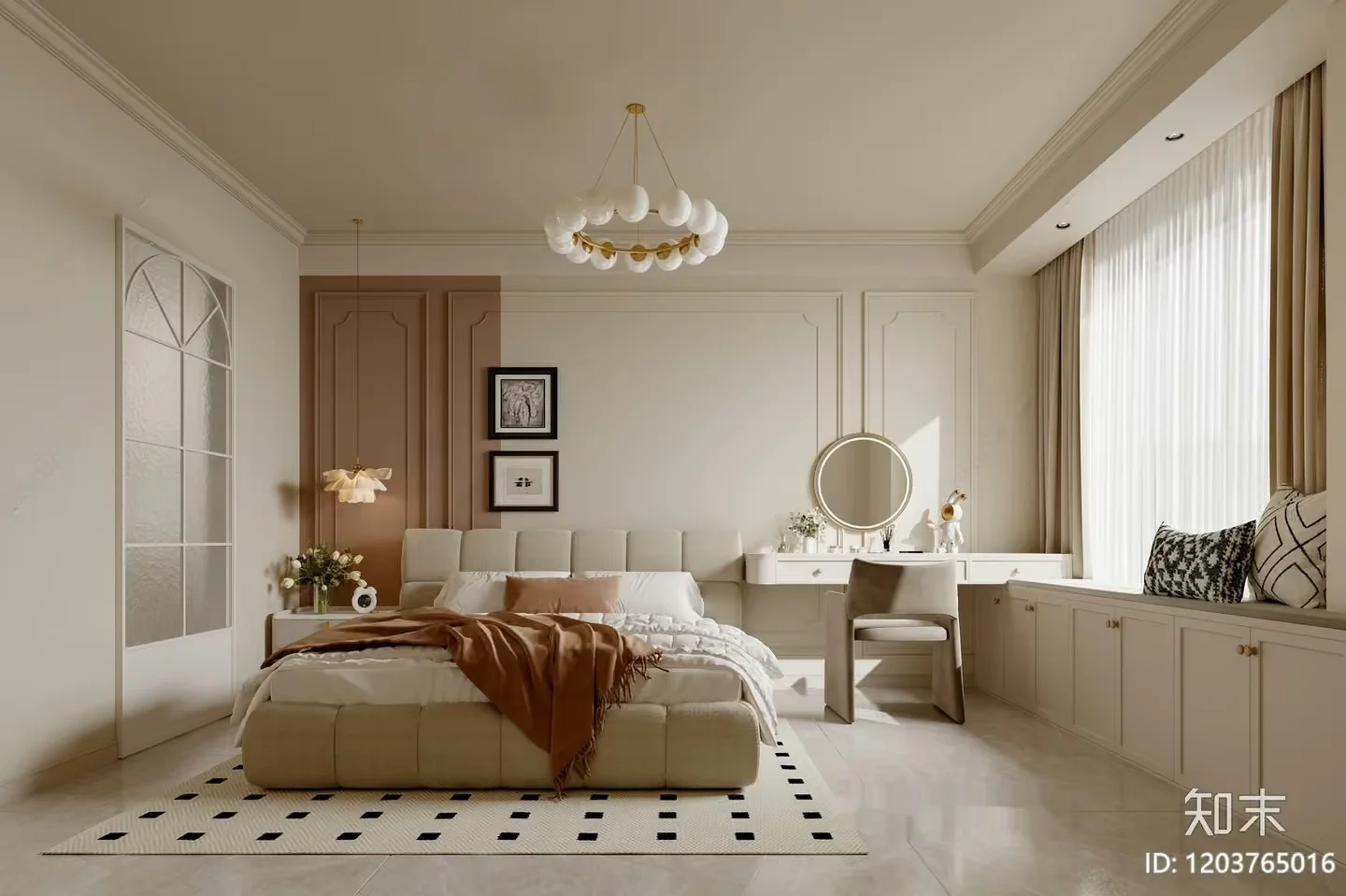Cozy Bedroom 3D Model – 17737 – VRAY Render