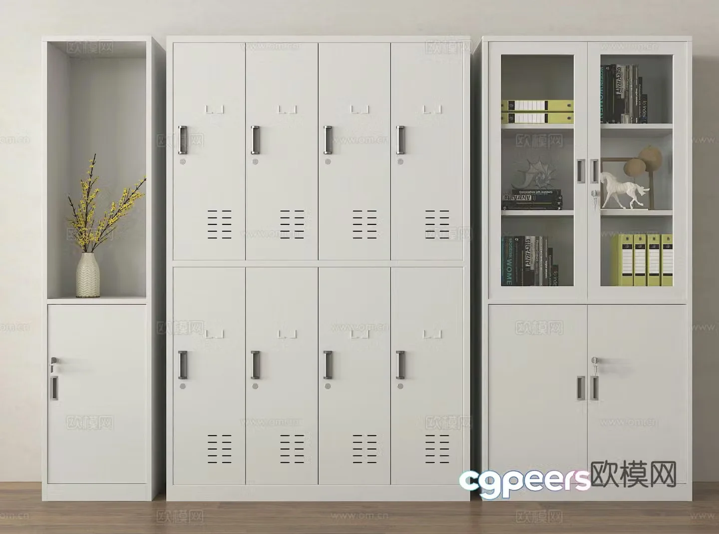 File cabinet Information cabinet File cabinet Storage cabinet Office cabinet 3D model