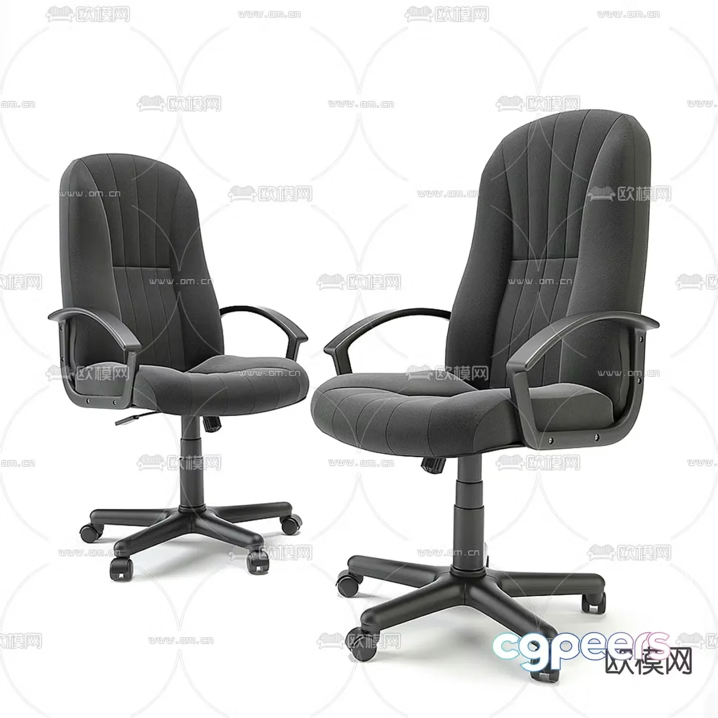 Office chair shift chair staff chair 3d model