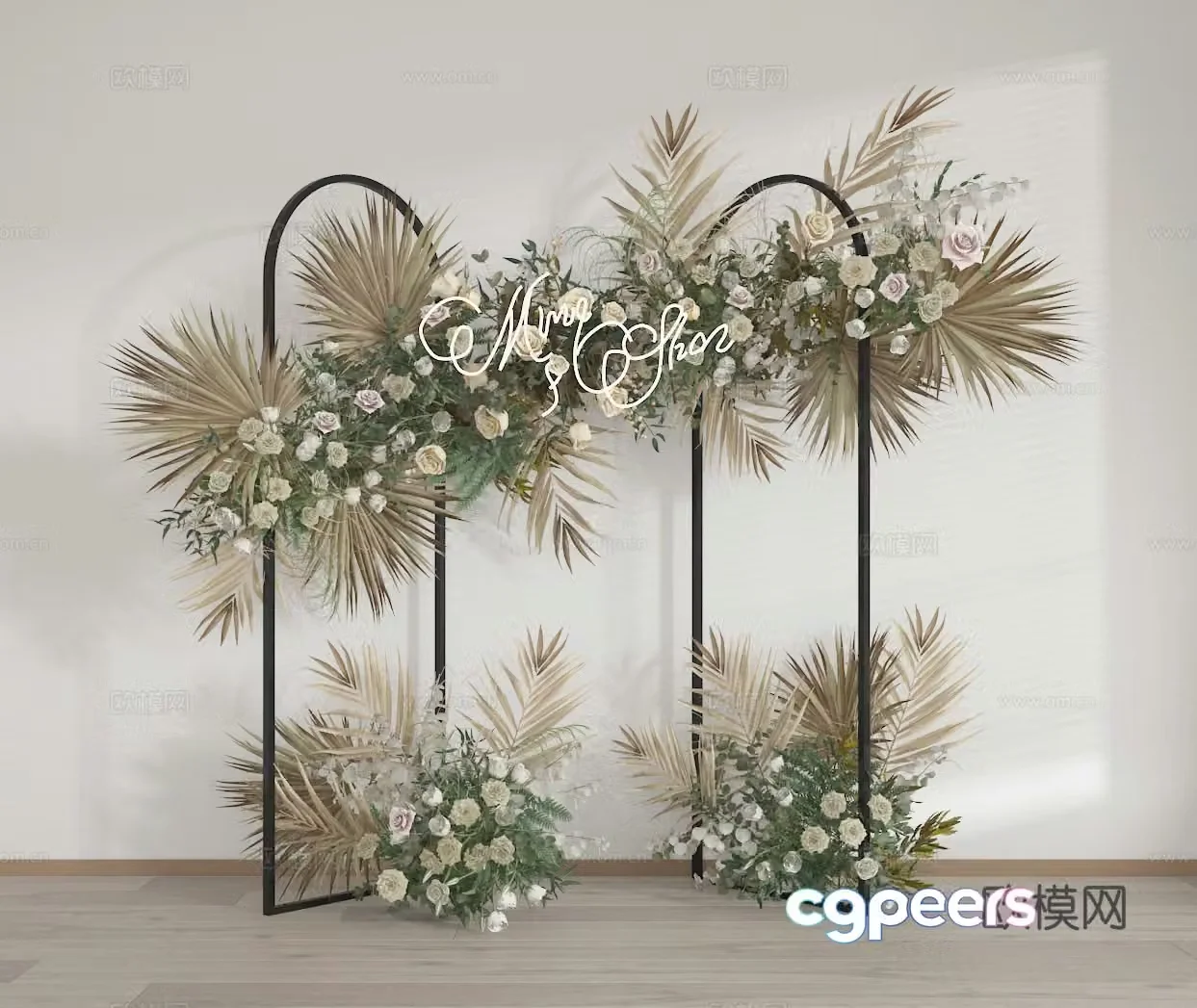 Flower art 3d model