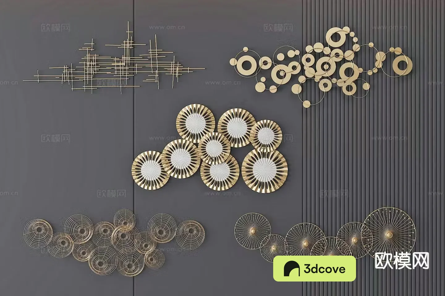 Light luxury wall decoration hanging decoration