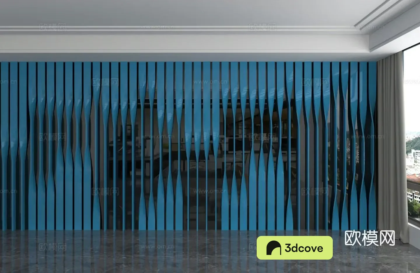 Modern background wall