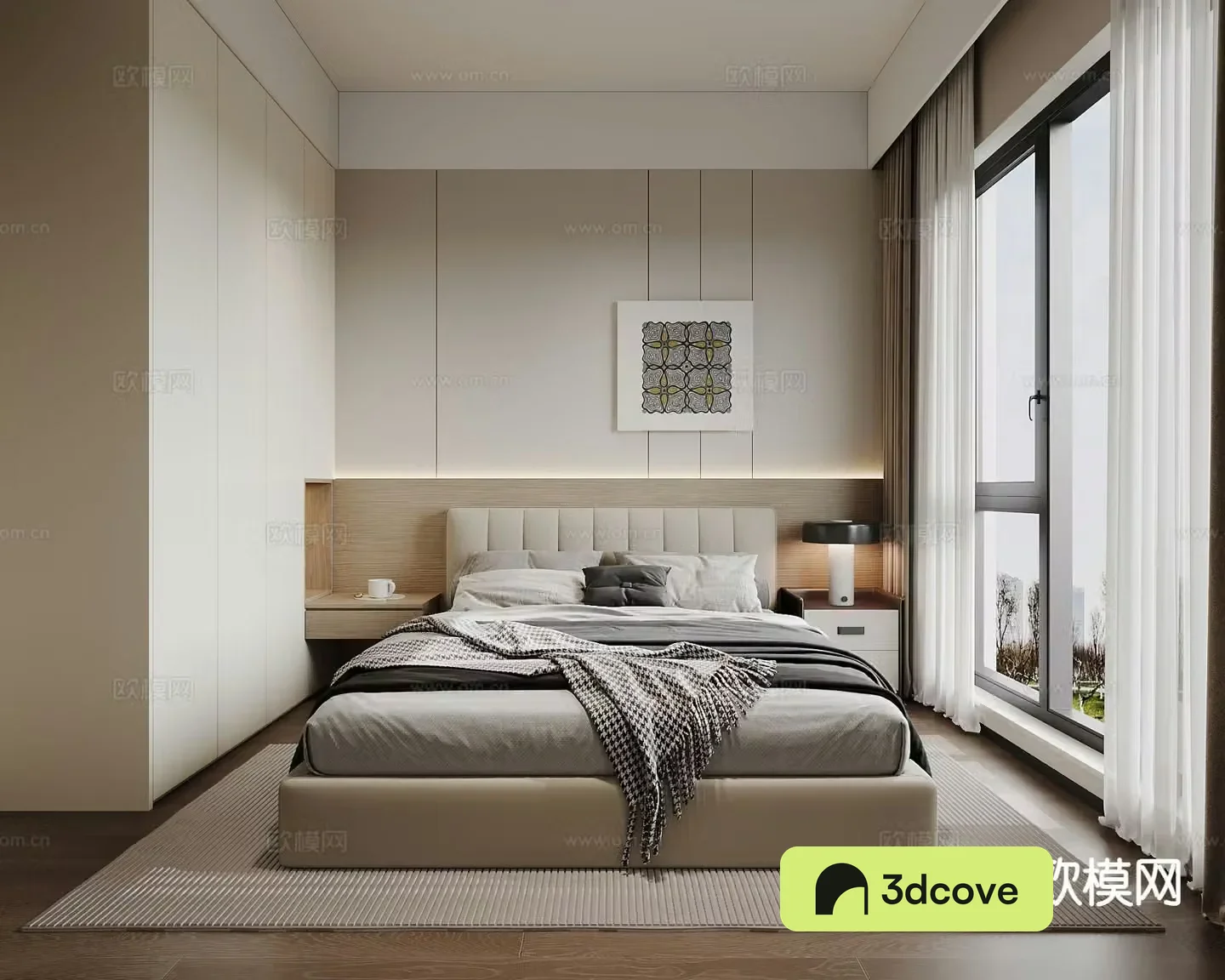 Modern bedroom second bedroom parents room