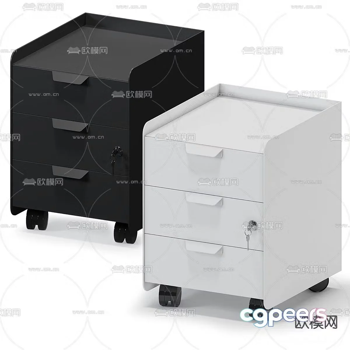 TROTTEN bedside table 3d model