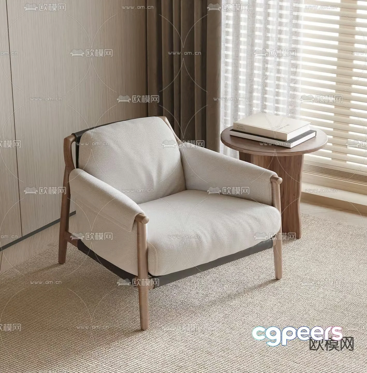 Sofa chair leisure chair 3d model