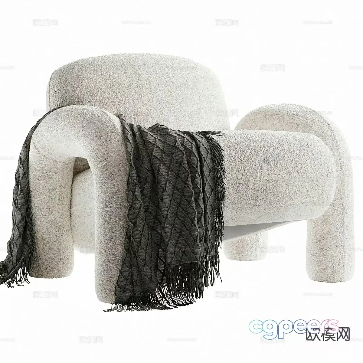 sofa chair armchair 3d model