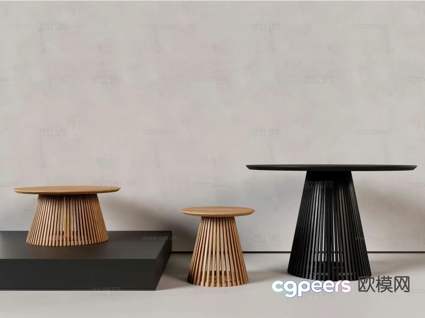 Modern coffee table 3d model