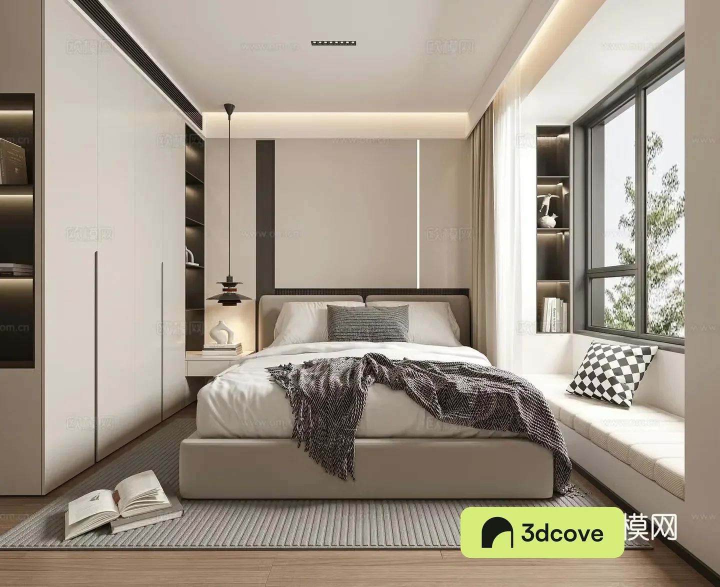 Modern bedroom second bedroom