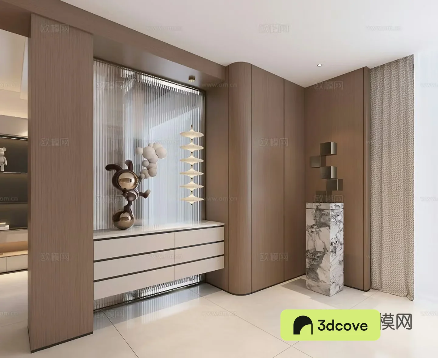 Modern entrance