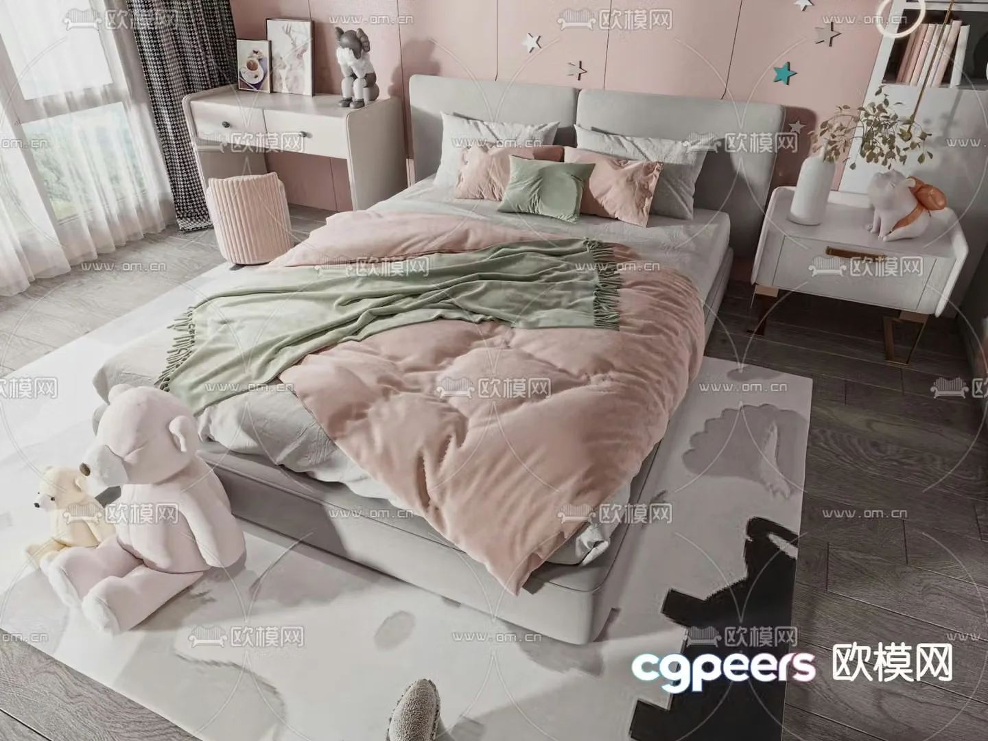 Children’s bed 3d model