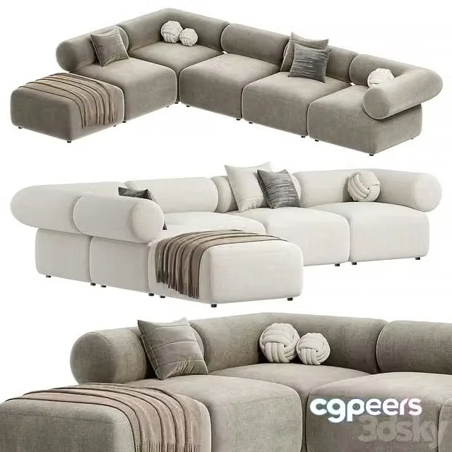 3ds Max Free – OFFO Modular sofa By Annud