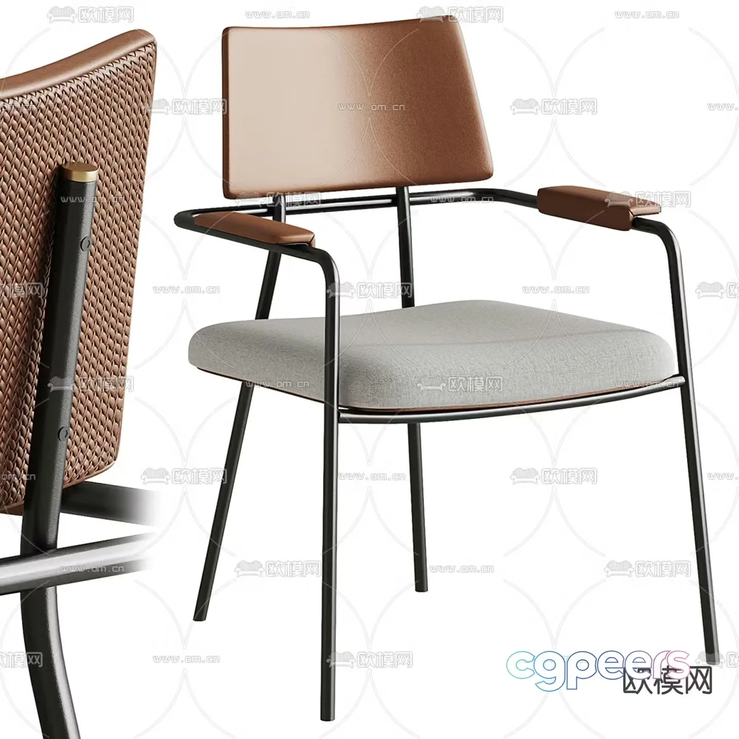 domkapa chair dining chair 3d model