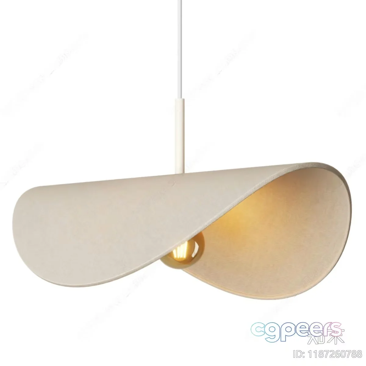 Gold Light Fixture 3D Model – 17428 – VRAY Render