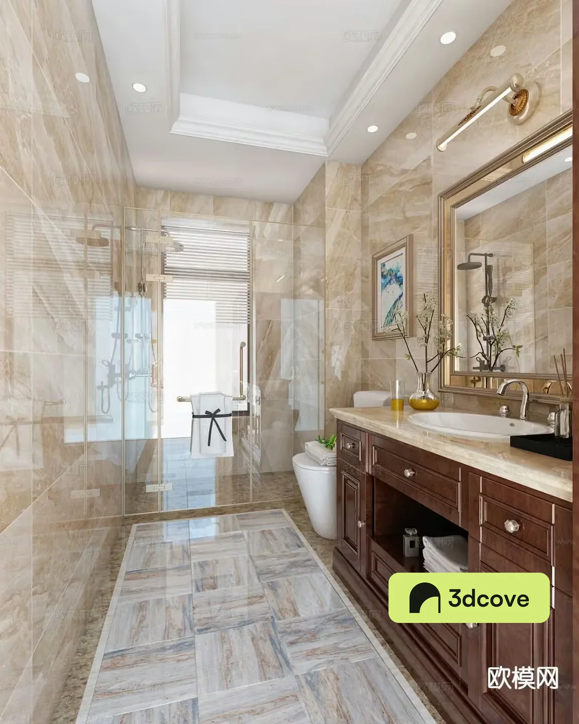 American bathroom