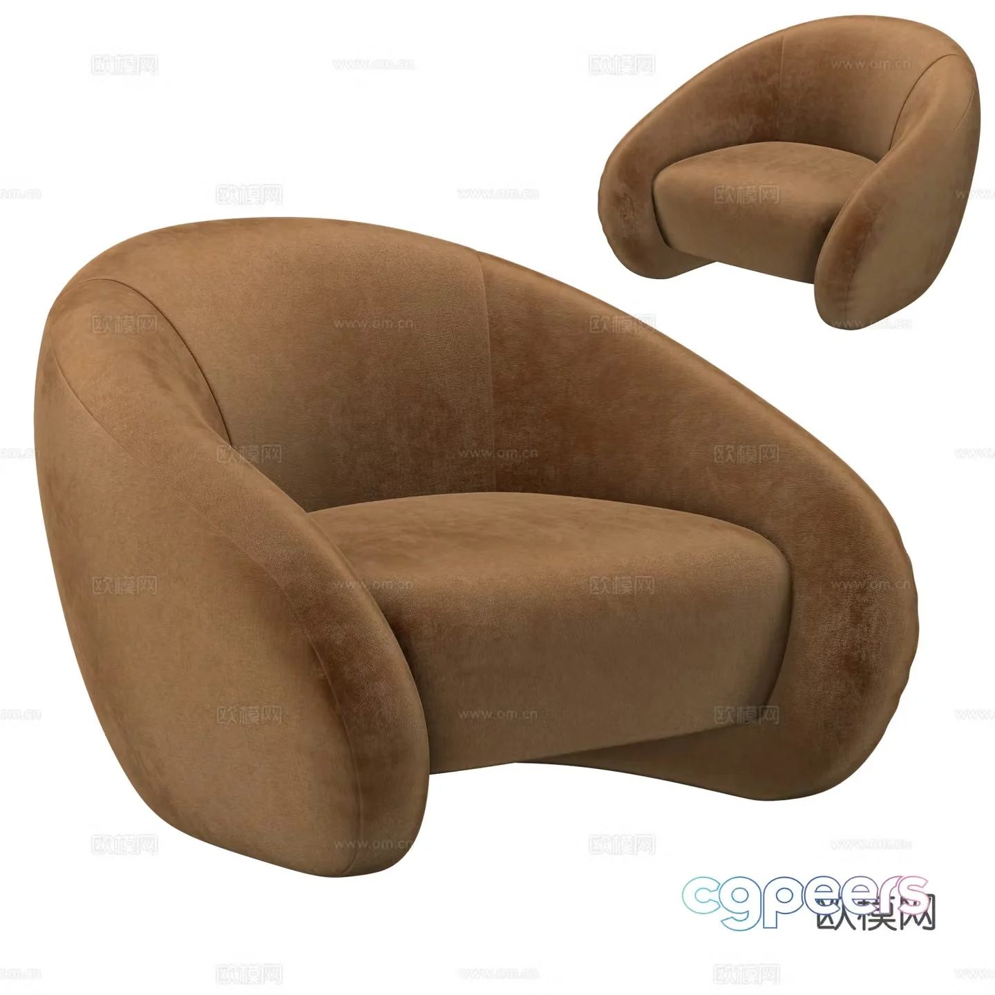 New Chinese casual sofa 3D model