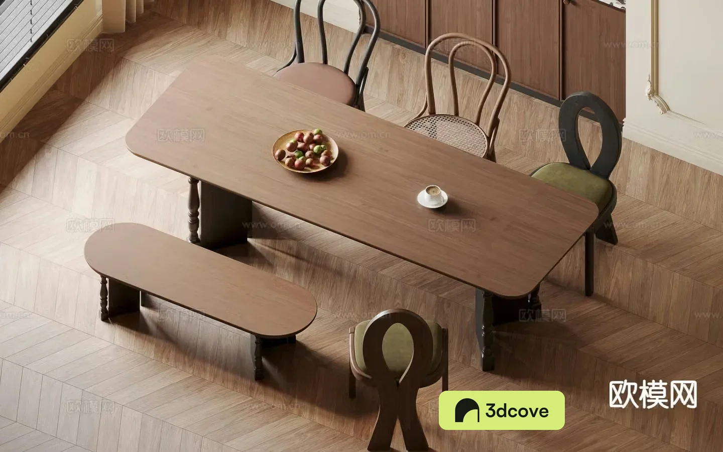 Medieval style dining table