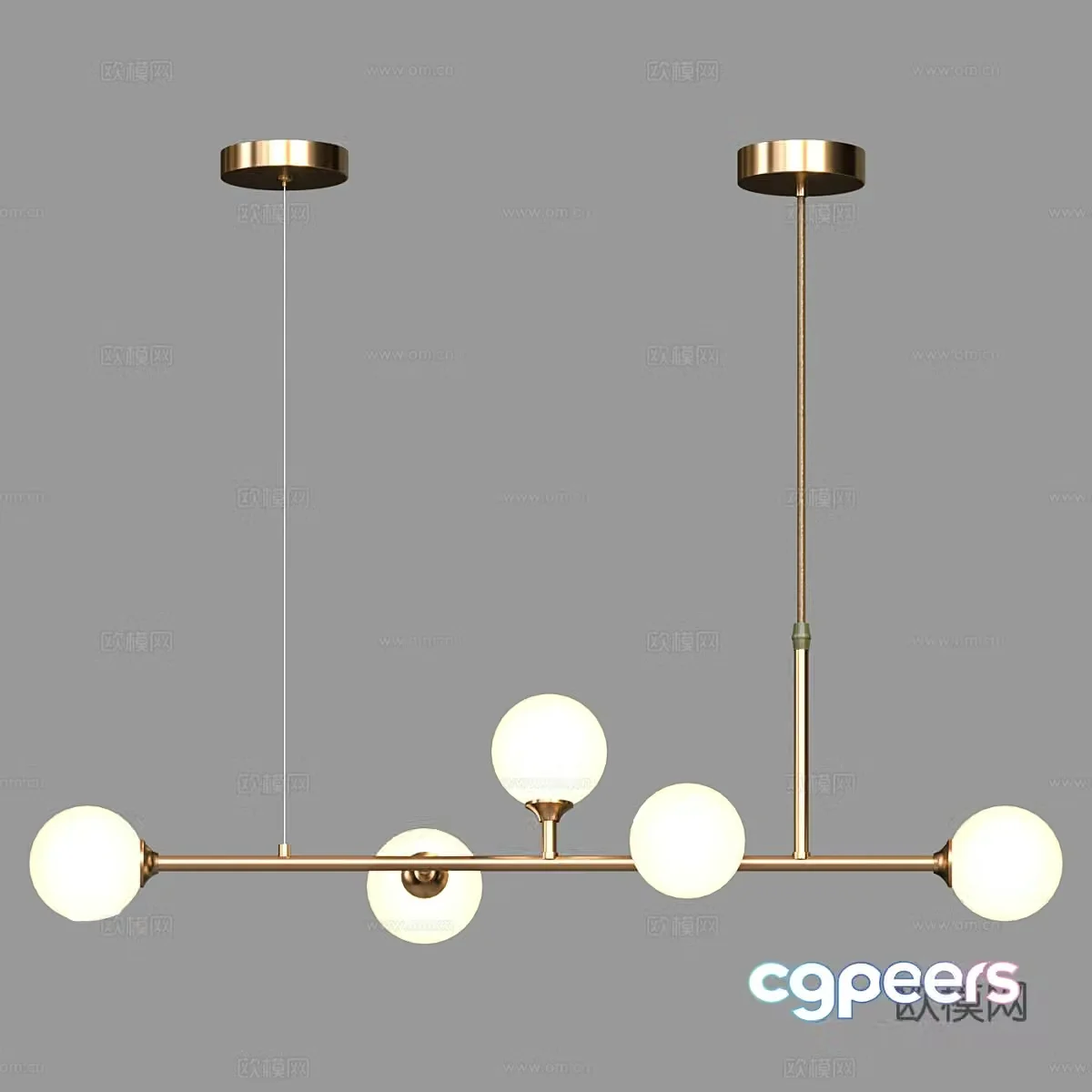 Modern simple and light luxury chandeliers chandeliers simple chandeliers restaurant chandeliers spherical chandeliers living room hangers 3D model