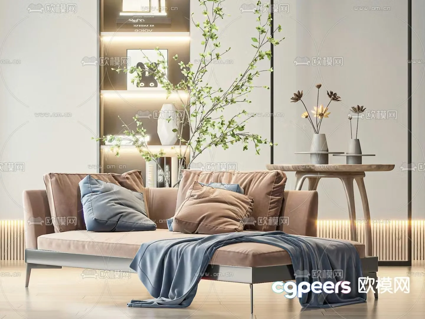 sofa chaise 3d model