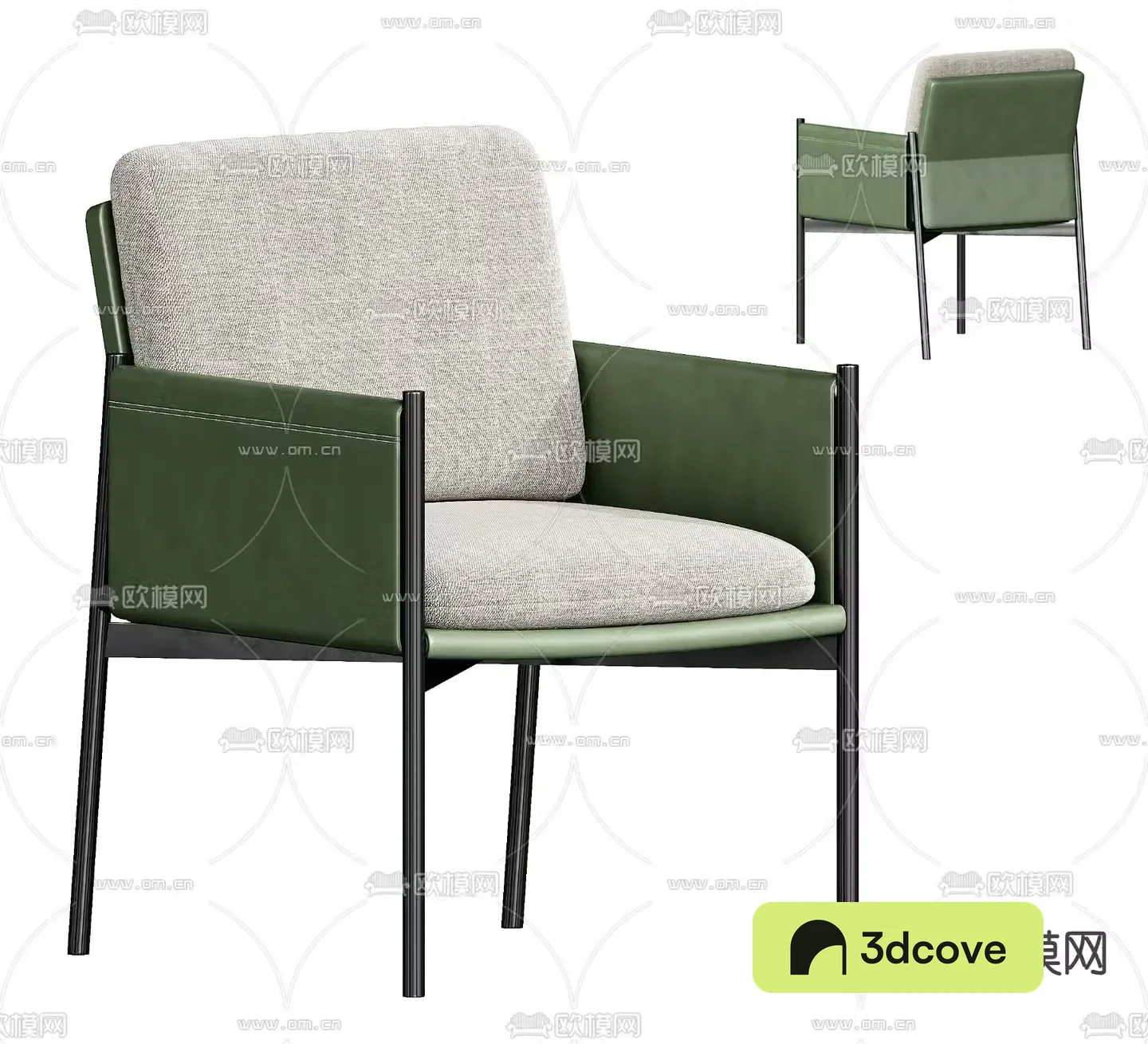 Leather chair lounge chair