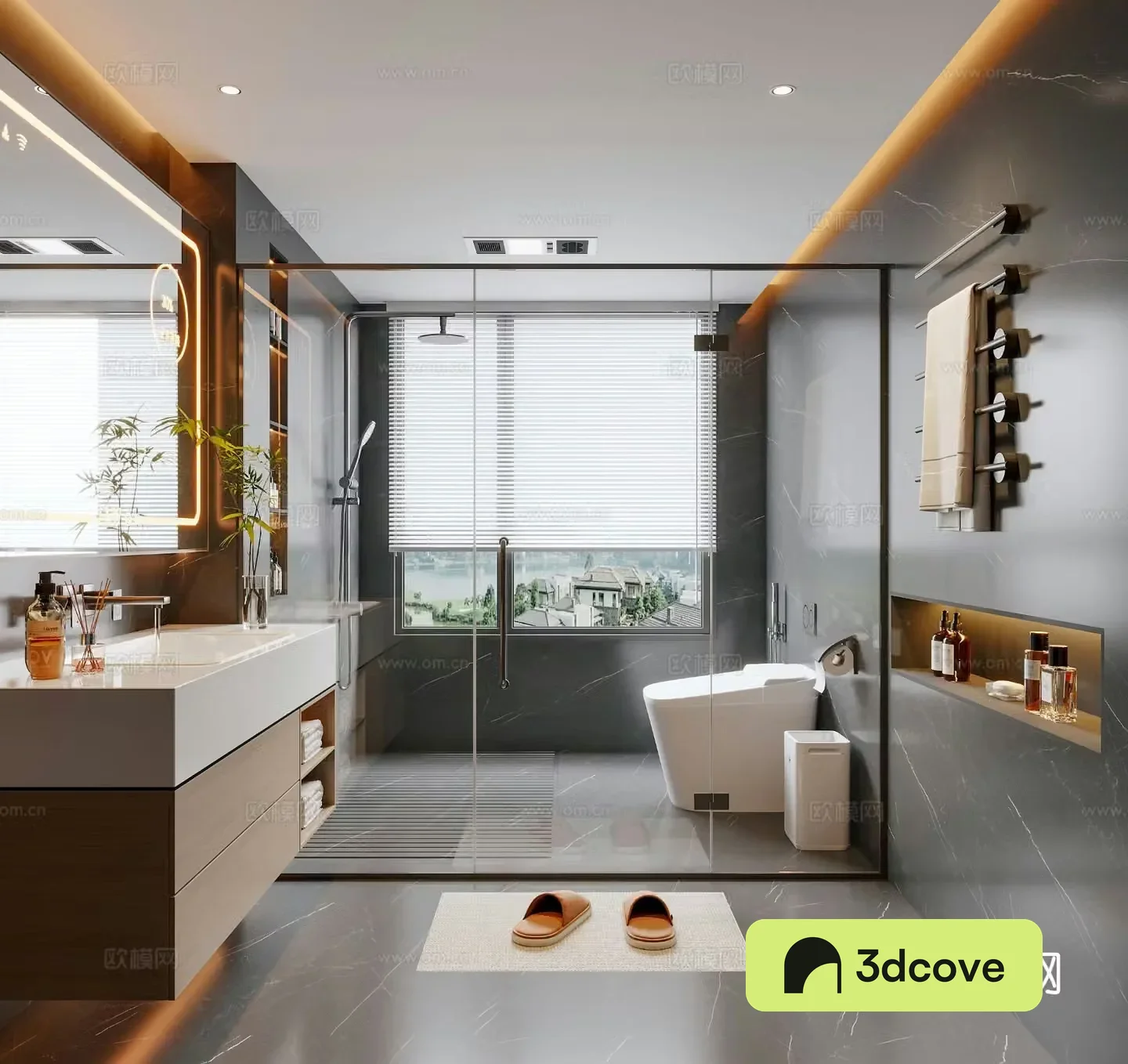 Modern bathroom