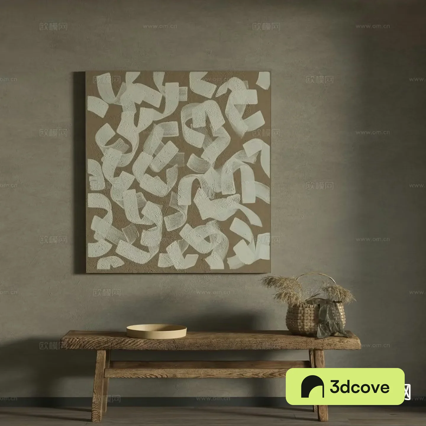 Wabi-sabi art painting abstract painting decorative painting
