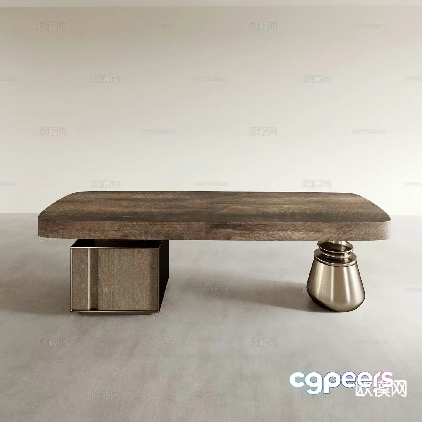 Italian desk desk manager desk 3d model
