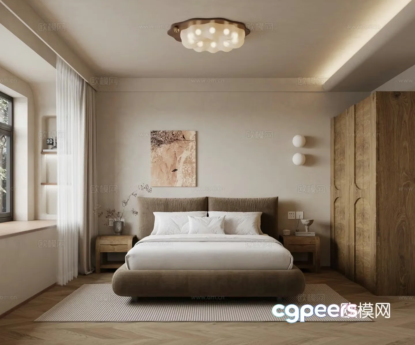 Wasabi bedroom 3d model