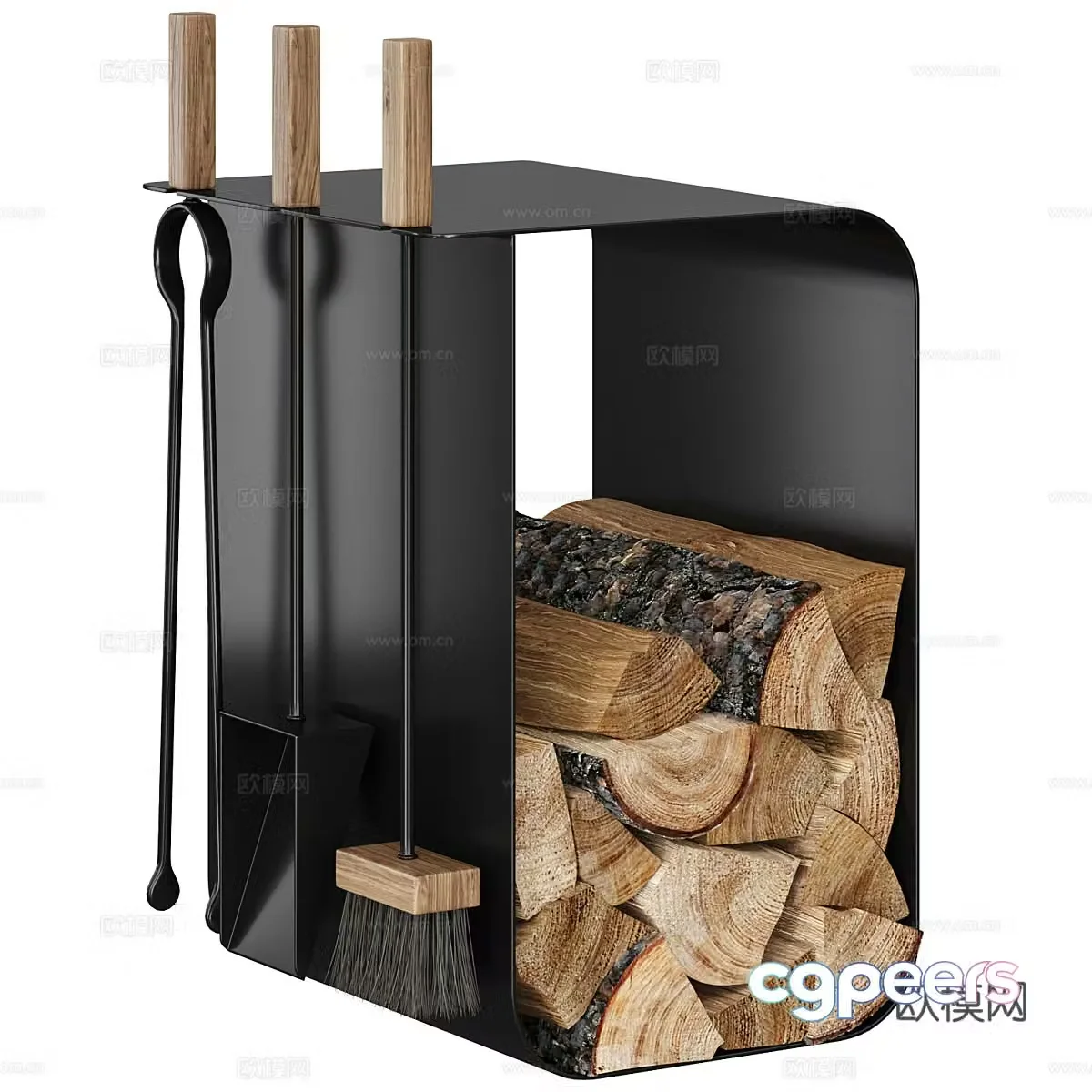 Fireplace 3d model