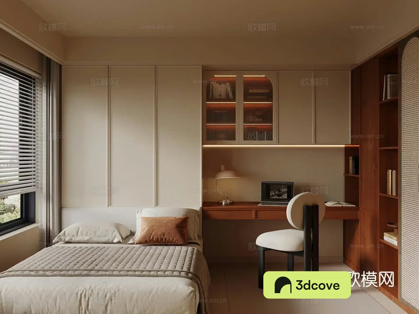 Middle-aged tatami bedroom Middle-aged tatami bedroom 3D model