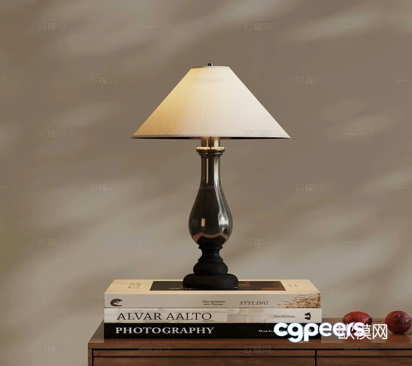 French desk lamp 3d model