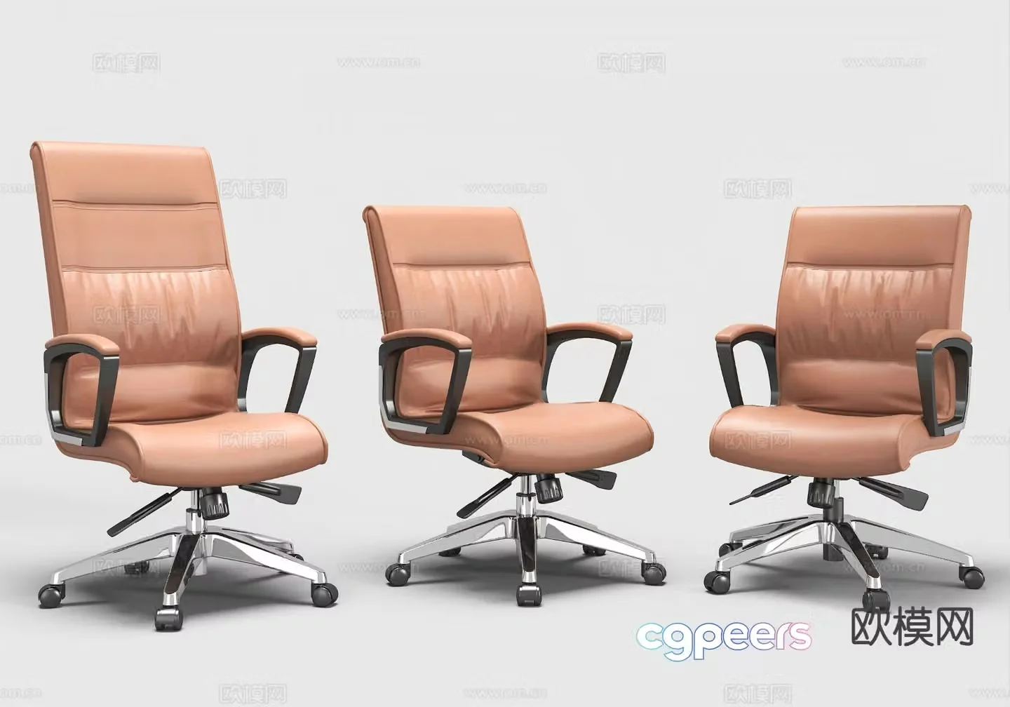Modern office chair boss chair 3d model